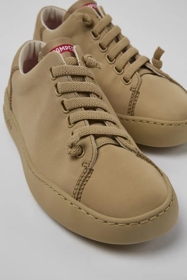 Sneakers Women Camper Peu Touring Beige Textile Sneaker