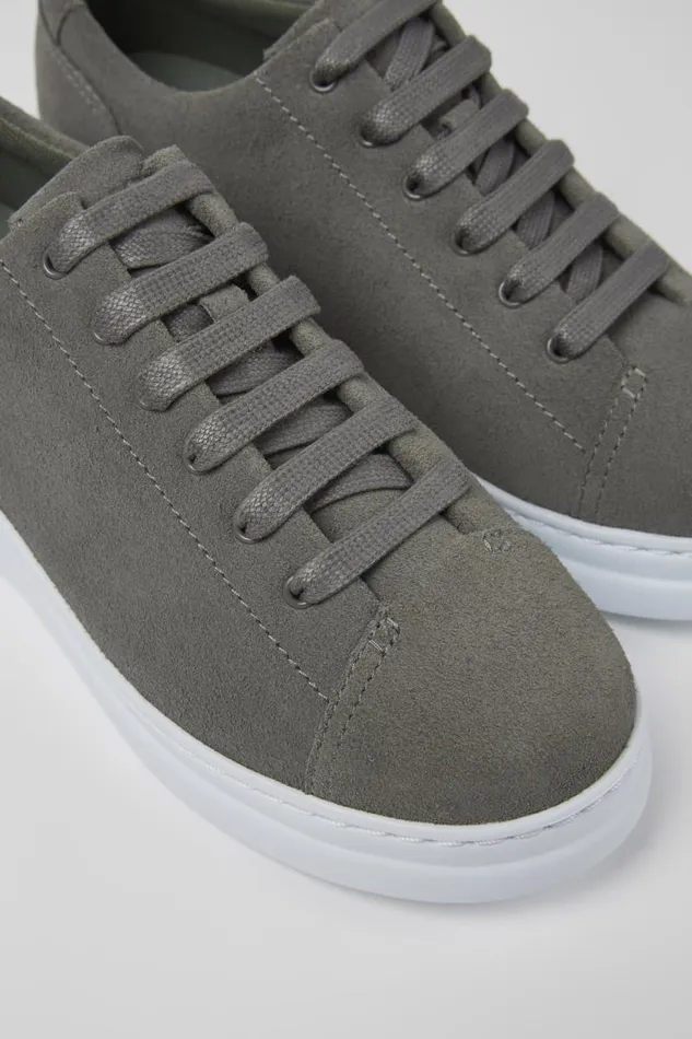 Sneakers Women Camper Runner Up Gray Nubuck Sneakers