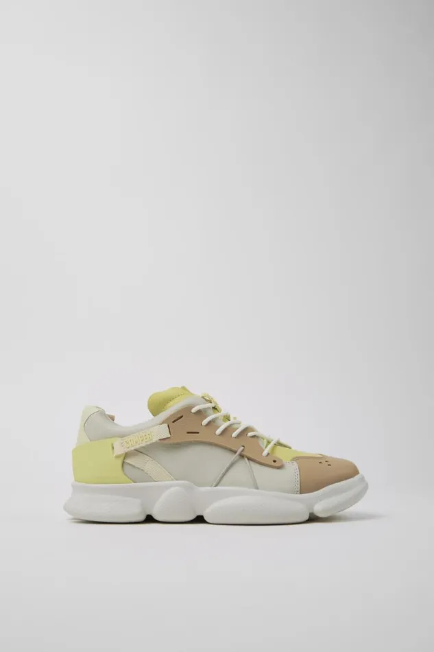 Sneakers Women Camper Twins Multicolor Textile And Leather Sneakers Sneakers Women Camper Twins Multicolor Textile And Leather Sneakers