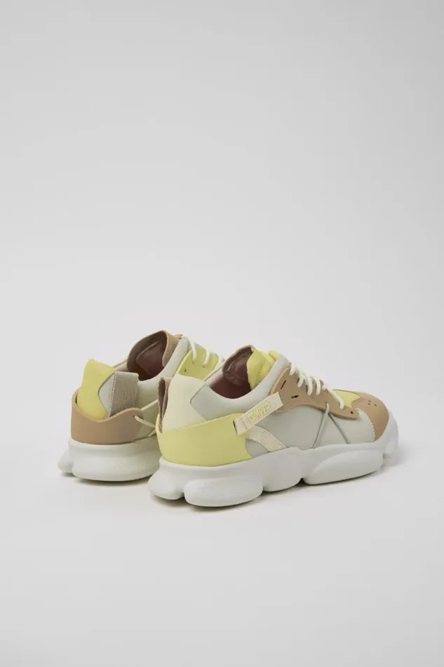 Sneakers Women Camper Twins Multicolor Textile And Leather Sneakers Sneakers Women Camper Twins Multicolor Textile And Leather Sneakers