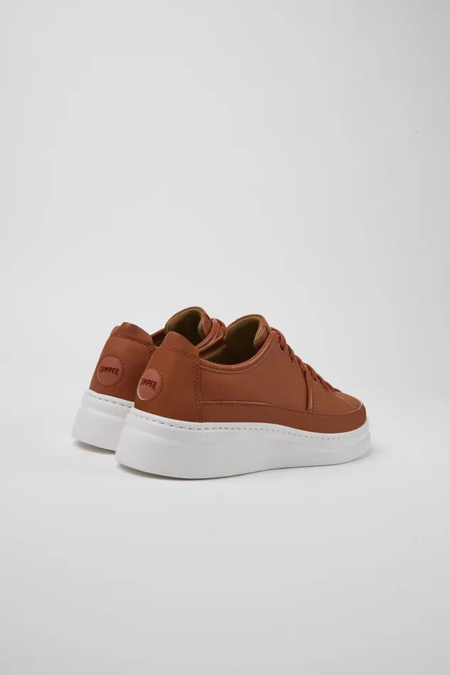 Sneakers Women Camper Twins Red Multicolored Recycled Leather Sneakers
