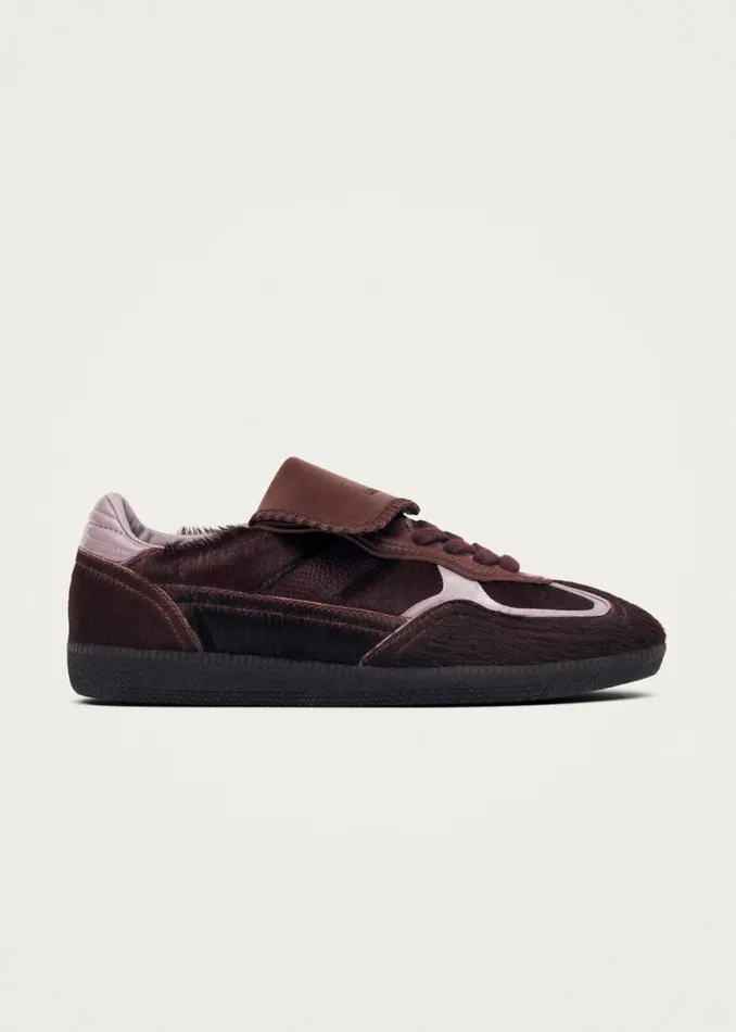 Sneakers WomenMen ALOHAS Tb490 Club Soft Burgundy Leather Sneakers