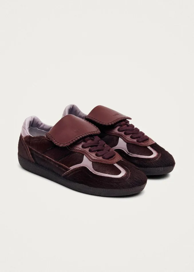 Sneakers WomenMen ALOHAS Tb490 Club Soft Burgundy Leather Sneakers