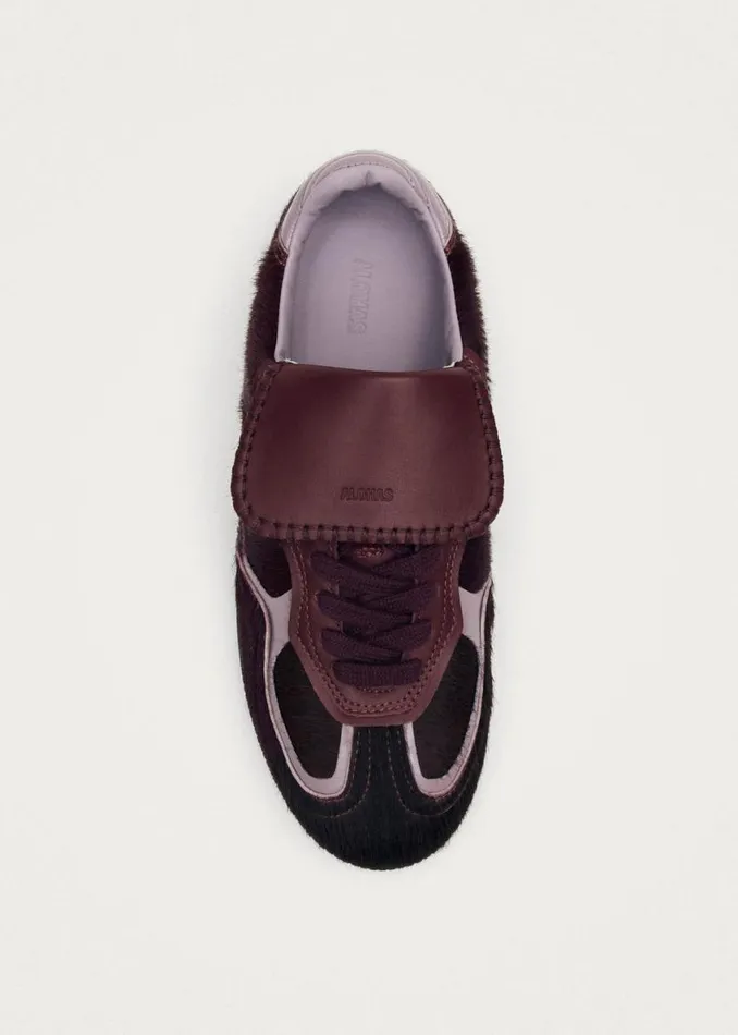 Sneakers WomenMen ALOHAS Tb490 Club Soft Burgundy Leather Sneakers