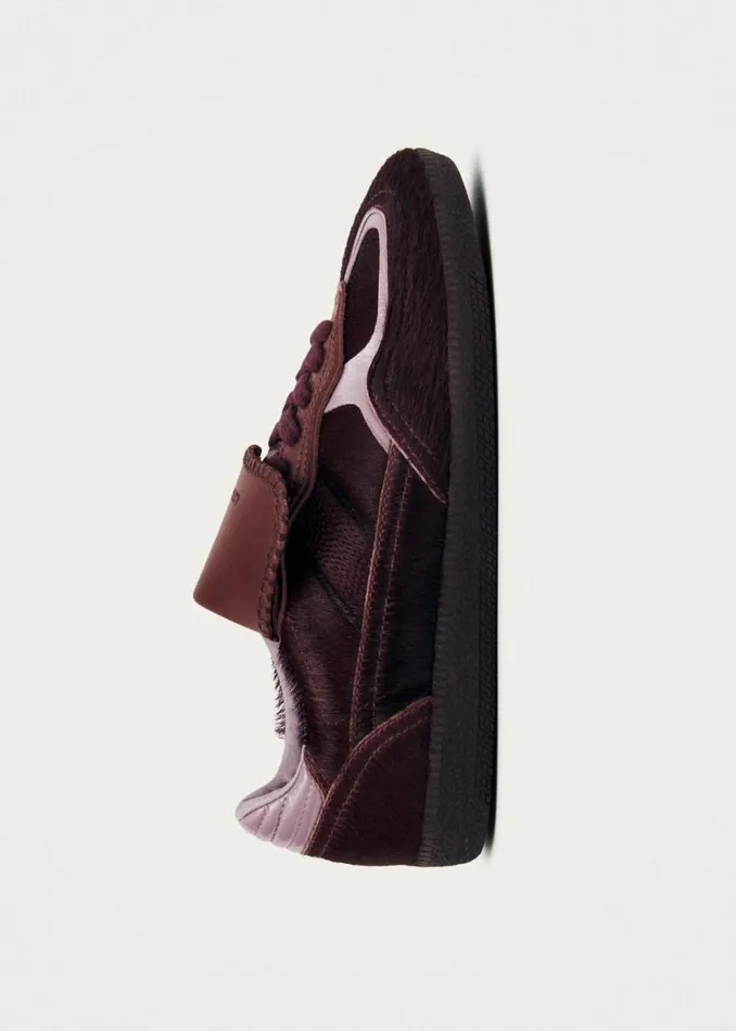 Sneakers WomenMen ALOHAS Tb490 Club Soft Burgundy Leather Sneakers