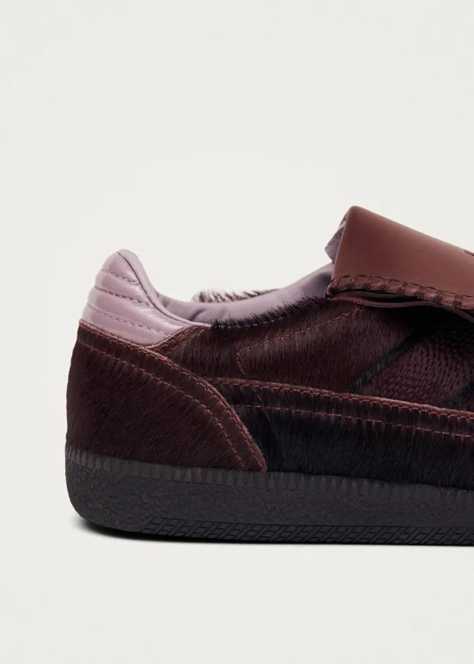 Sneakers WomenMen ALOHAS Tb490 Club Soft Burgundy Leather Sneakers