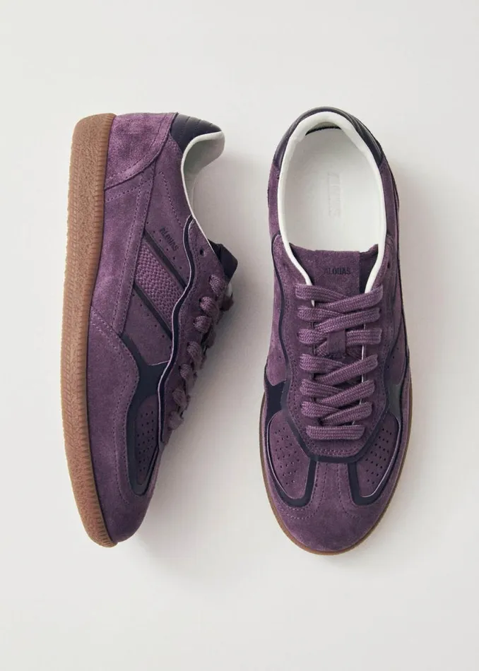 Sneakers WomenMen ALOHAS Tb490 Rife Lilac Leather Sneakers