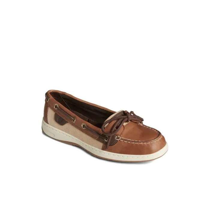 Sperry Angelfish Boat Shoe Medium Beige Women Boat Shoes