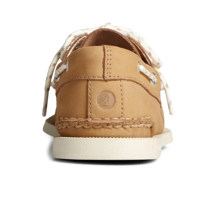 Sperry Authentic Original Nautical Nubuck Boat Shoe Medium Beige Men Boat Shoes