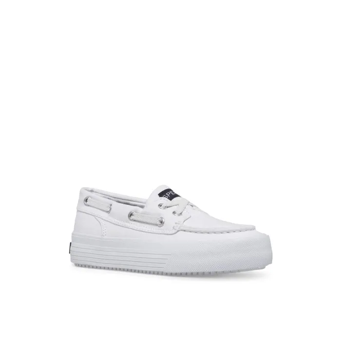 Sperry Bahama Platform Sneaker White Kids Sneakers