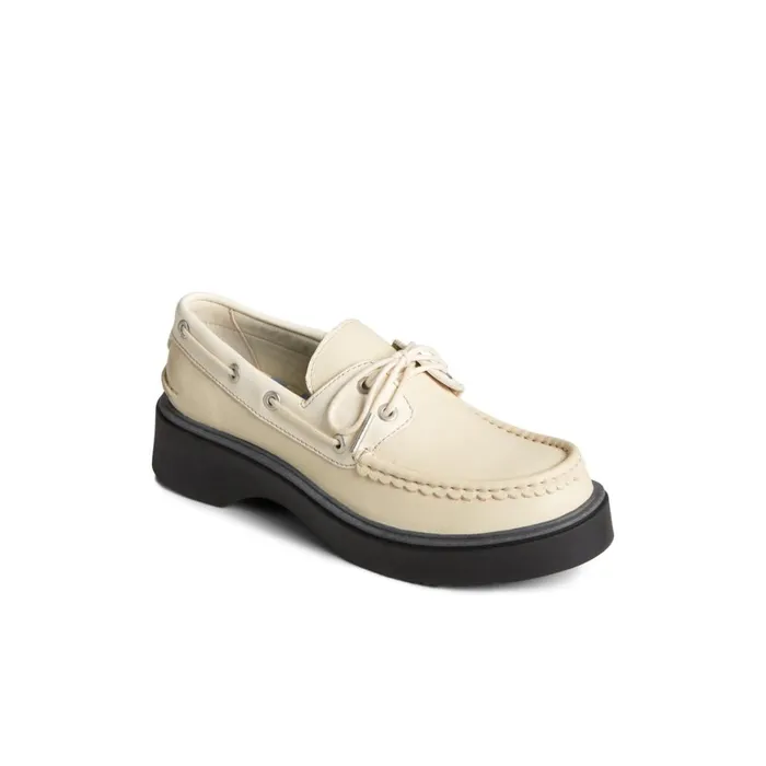 Sperry Bayside Boat Shoe White Women Boat Shoes