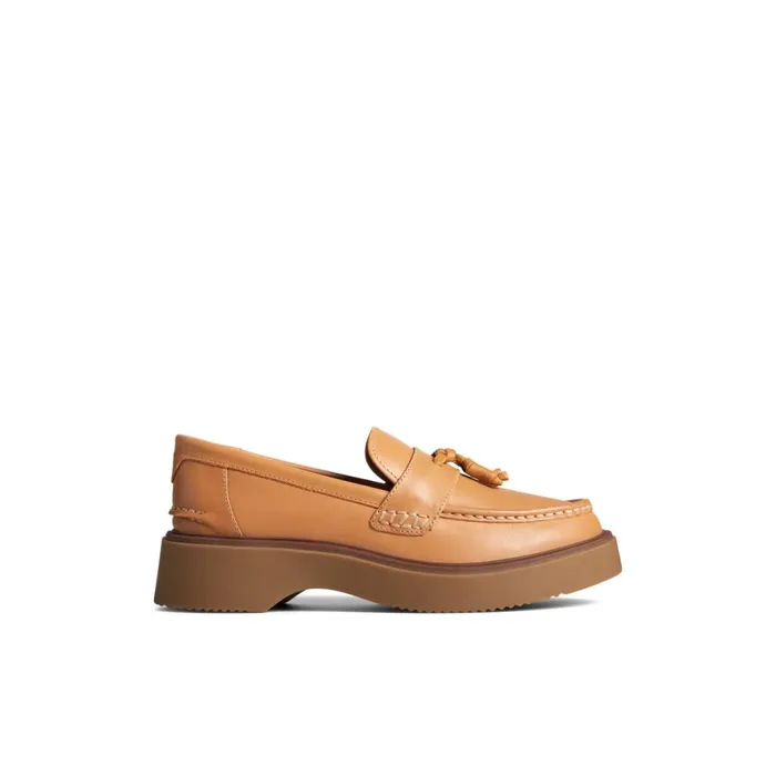Sperry Bayside Loafer Medium Beige Women Oxfords and Loafers