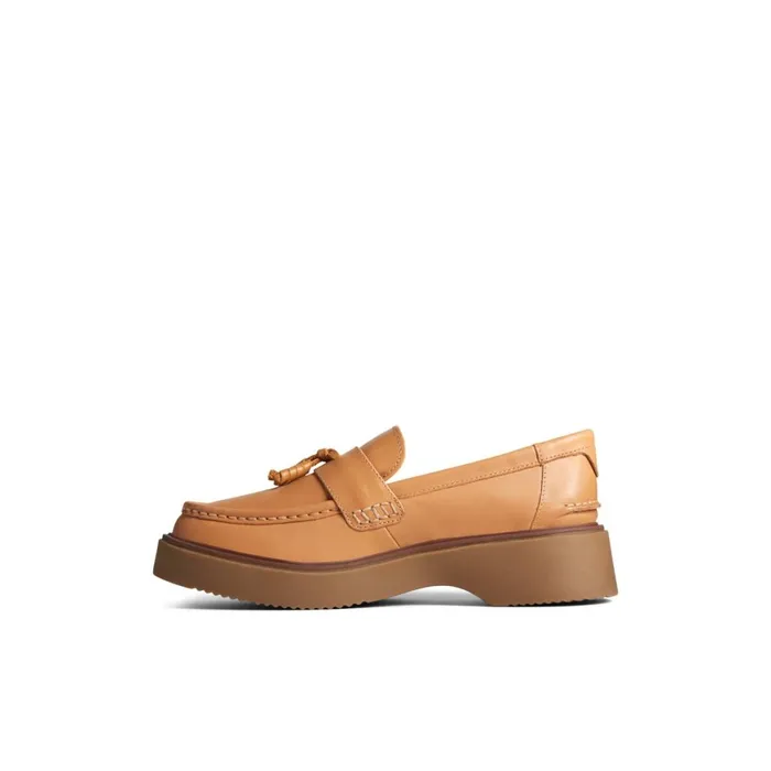 Sperry Bayside Loafer Medium Beige Women Oxfords and Loafers