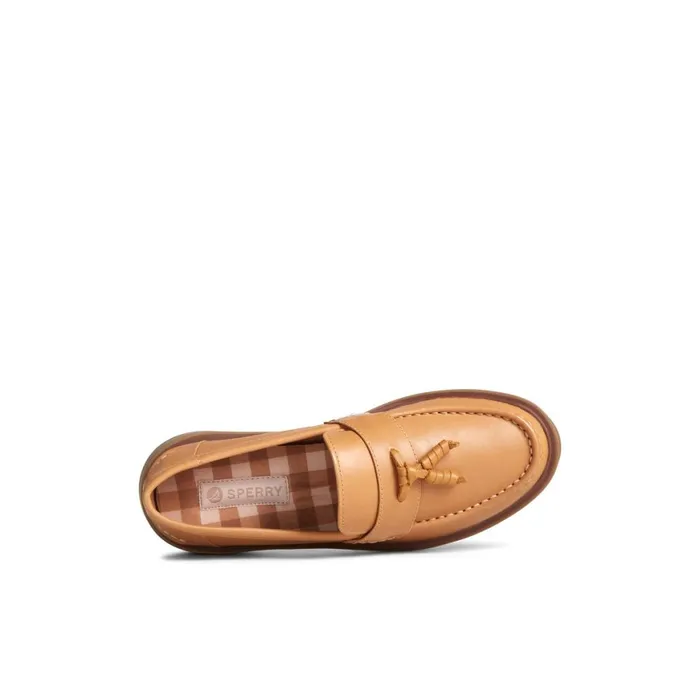 Sperry Bayside Loafer Medium Beige Women Oxfords and Loafers