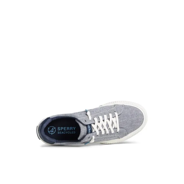 Sperry Bermuda SeaCycled Canvas Sneaker Navy Women Sneakers