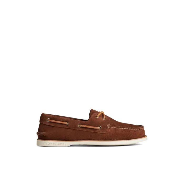 Sperry Classic Authentic Original Suede Boat Shoe Brown Men Loafers and Oxfords