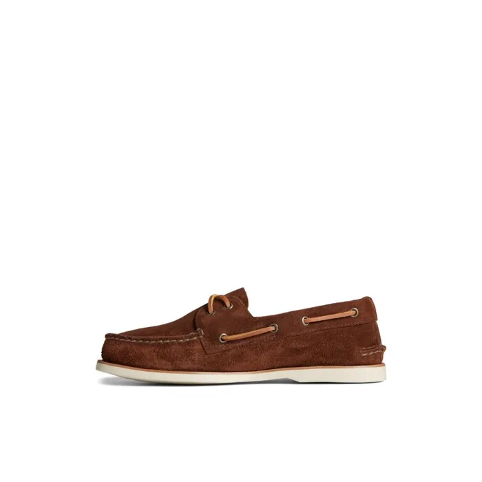 Sperry Classic Authentic Original Suede Boat Shoe Brown Men Loafers and Oxfords
