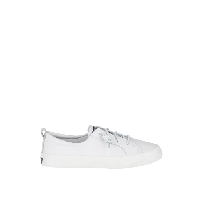Sperry Crest Vibe Leather Sneaker White Women Sneakers