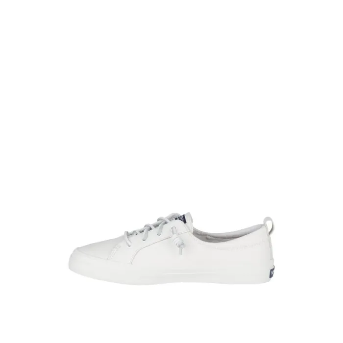 Sperry Crest Vibe Leather Sneaker White Women Sneakers