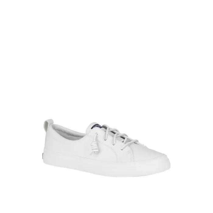 Sperry Crest Vibe Leather Sneaker White Women Sneakers