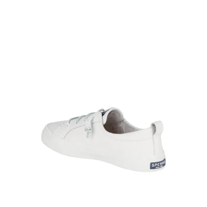 Sperry Crest Vibe Leather Sneaker White Women Sneakers