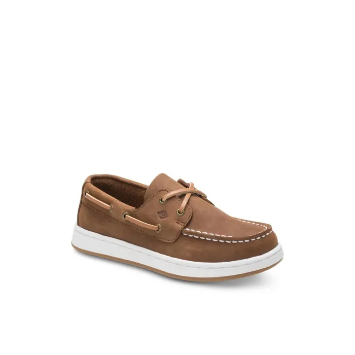 Sperry Cup II Boat Shoe Brown Kids Boat Shoes