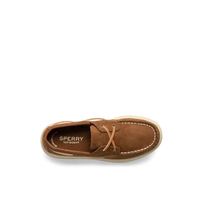 Sperry Cup II Boat Shoe Brown Kids Boat Shoes