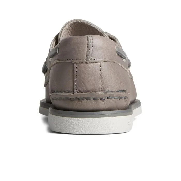 Sperry Gold Cup Authentic Original Tumbled Boat Shoe Grey Men Boat Shoes