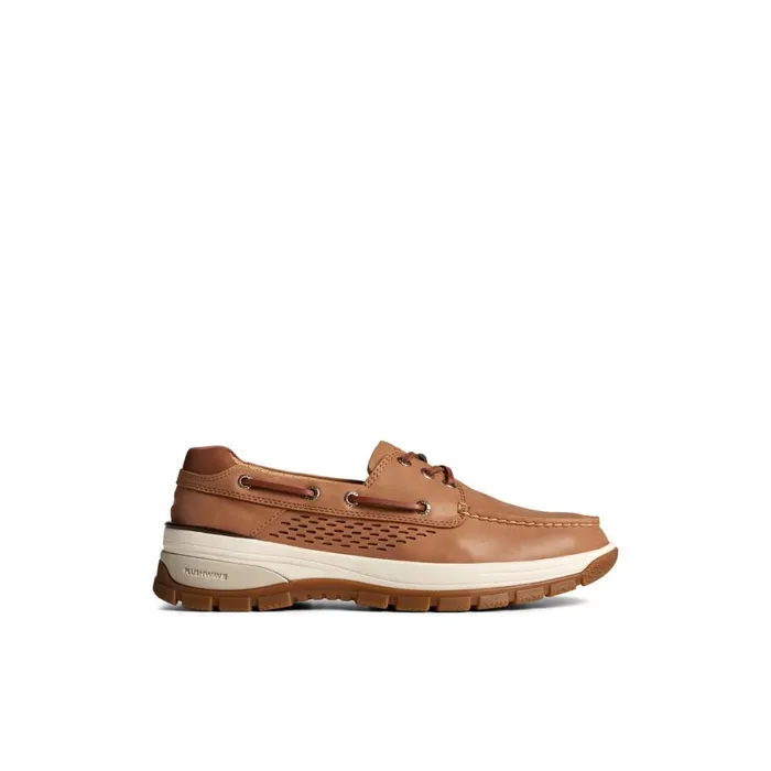 Sperry Gold Cup Billfish PLUSHWAVE Boat Shoe Medium Beige Men Boat Shoes