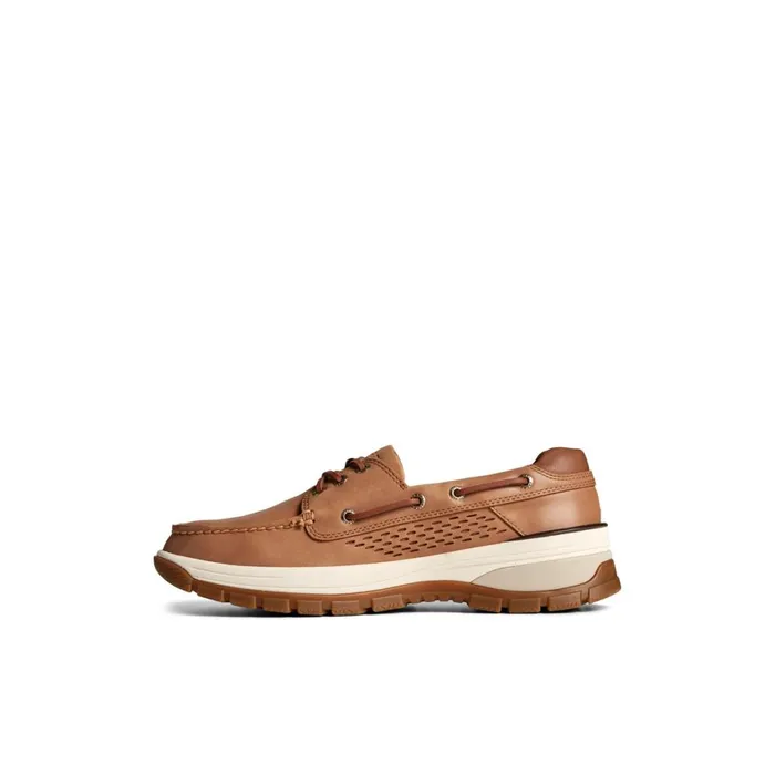 Sperry Gold Cup Billfish PLUSHWAVE Boat Shoe Medium Beige Men Boat Shoes