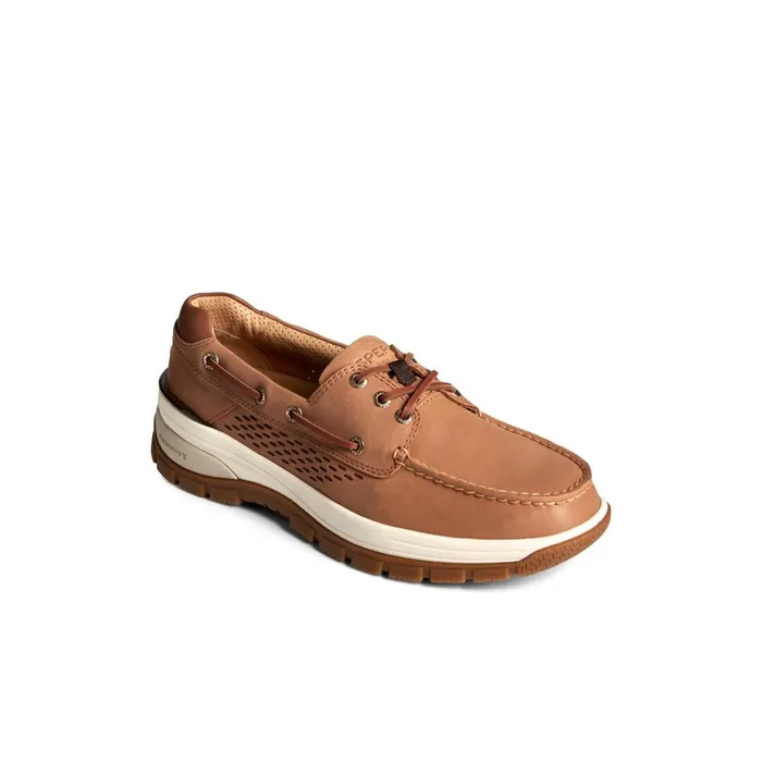 Sperry Gold Cup Billfish PLUSHWAVE Boat Shoe Medium Beige Men Boat Shoes