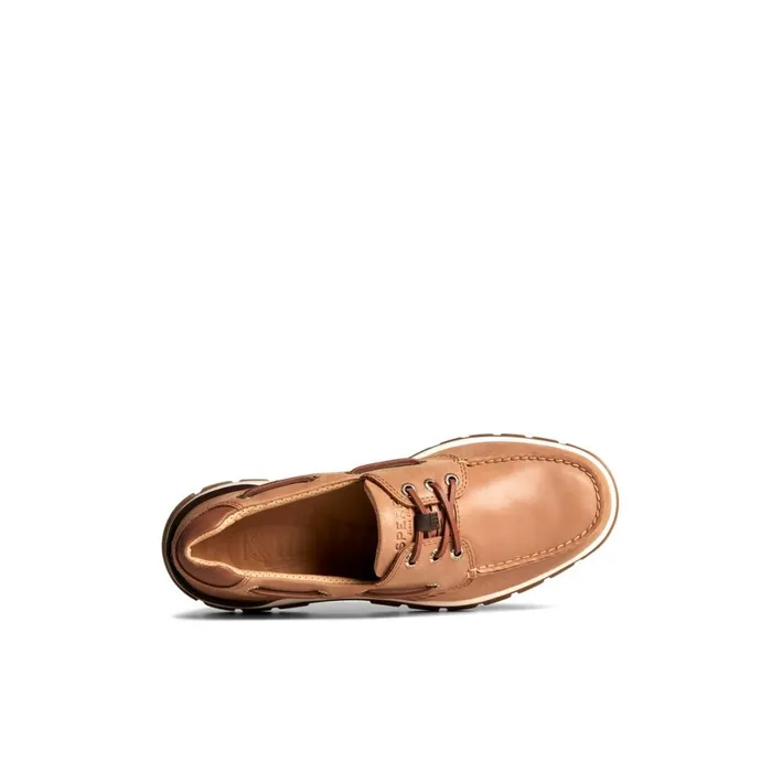 Sperry Gold Cup Billfish PLUSHWAVE Boat Shoe Medium Beige Men Boat Shoes