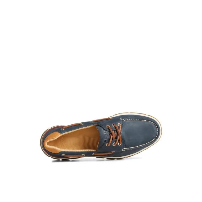 Sperry Gold Cup Billfish PLUSHWAVE Boat Shoe Navy Men Boat Shoes
