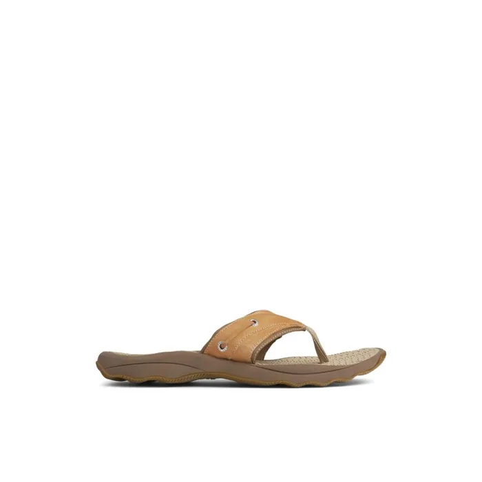 Sperry Outer Banks Flip Flop Medium Beige Men Sandals