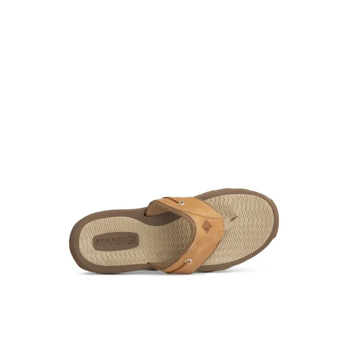 Sperry Outer Banks Flip Flop Medium Beige Men Sandals