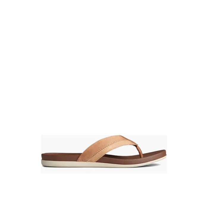 Sperry PLUSHWAVE Thong Sandal Medium Beige Men Sandals