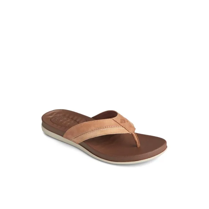 Sperry PLUSHWAVE Thong Sandal Medium Beige Men Sandals