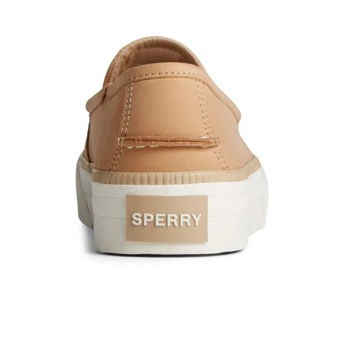 Sperry Sea Sailor Platform Sneaker Medium Beige Women Oxfords and Loafers