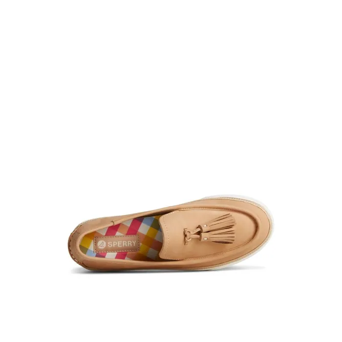 Sperry Sea Sailor Platform Sneaker Medium Beige Women Oxfords and Loafers