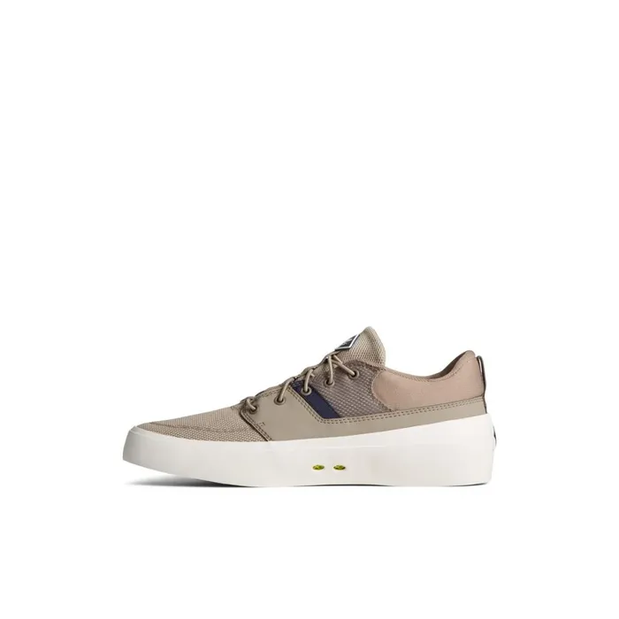 Sperry SeaCycled Fairlead Sneaker Medium Beige Men Sneakers