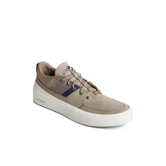 Sperry SeaCycled Fairlead Sneaker Medium Beige Men Sneakers