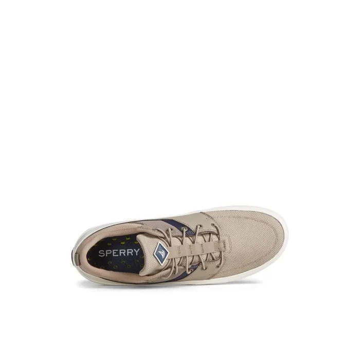 Sperry SeaCycled Fairlead Sneaker Medium Beige Men Sneakers