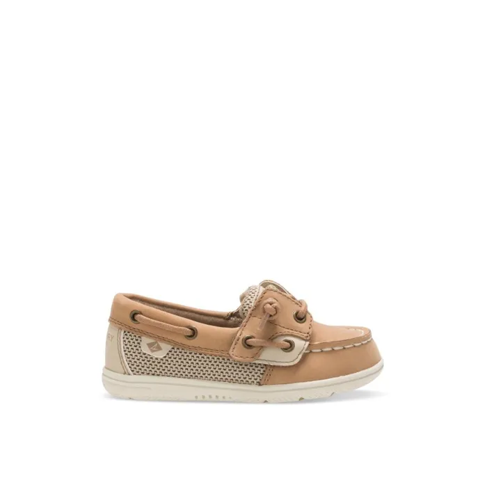Sperry Shoresider Junior Boat Shoe Brown Kids Boat Shoes
