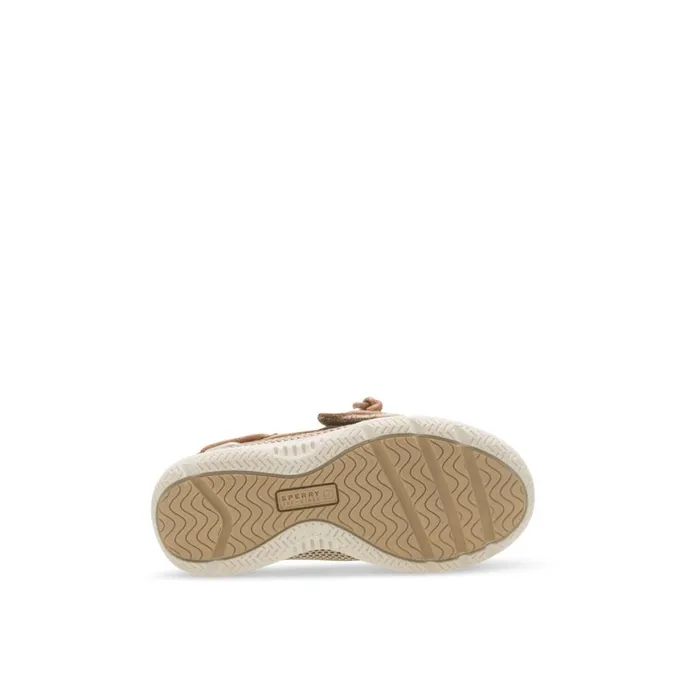 Sperry Shoresider Junior Boat Shoe Brown Kids Boat Shoes