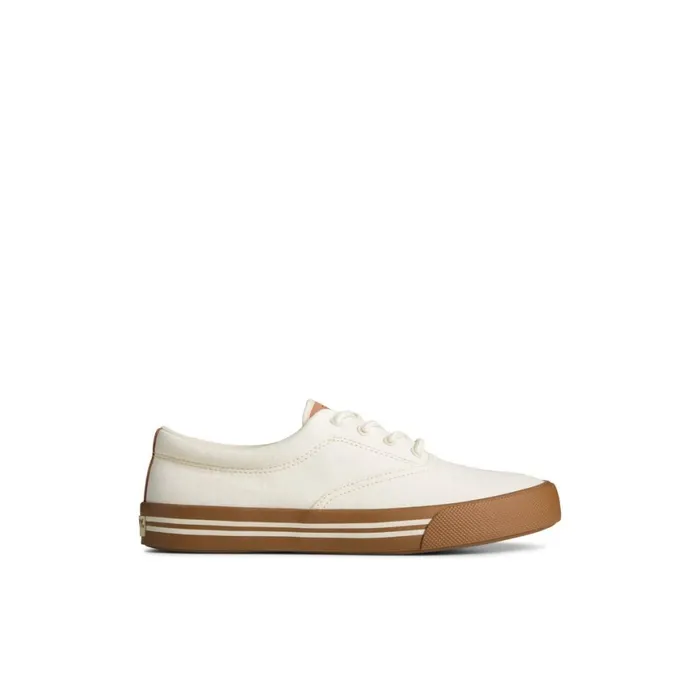 Sperry Striper II Linen CVO Sneaker White Men Sneakers