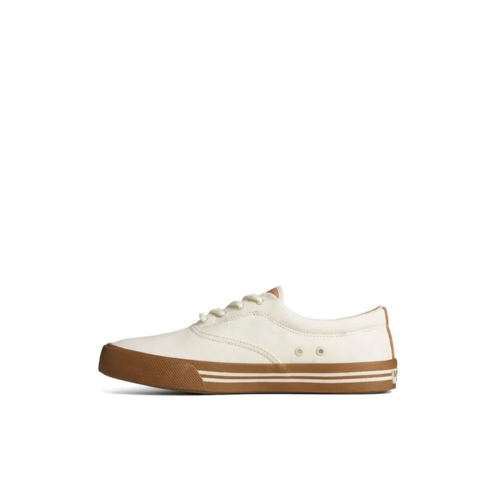 Sperry Striper II Linen CVO Sneaker White Men Sneakers
