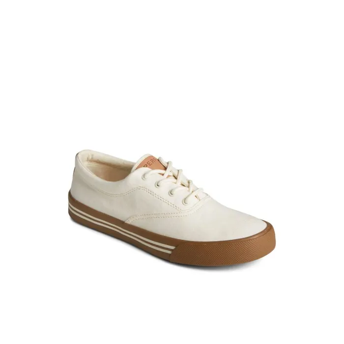 Sperry Striper II Linen CVO Sneaker White Men Sneakers