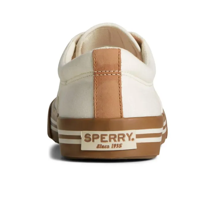 Sperry Striper II Linen CVO Sneaker White Men Sneakers