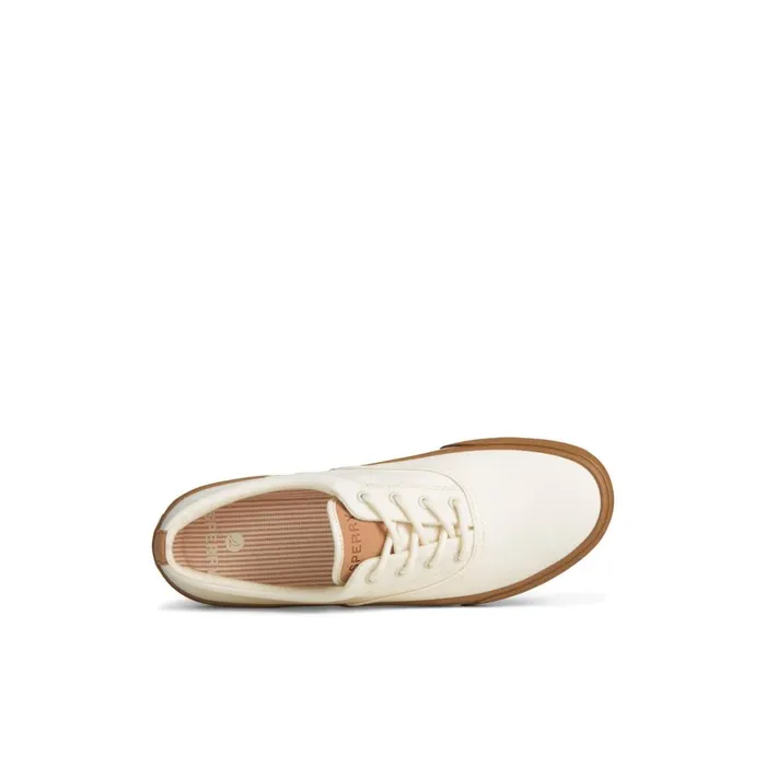 Sperry Striper II Linen CVO Sneaker White Men Sneakers