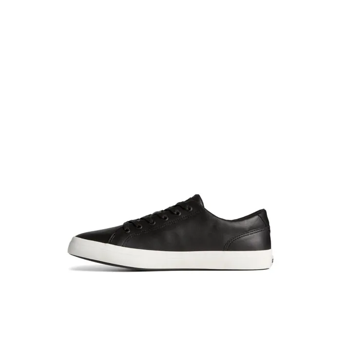 Sperry Striper II LLT Leather Sneaker Black Men Sneakers